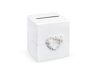 urne mariage blanche avec coeur