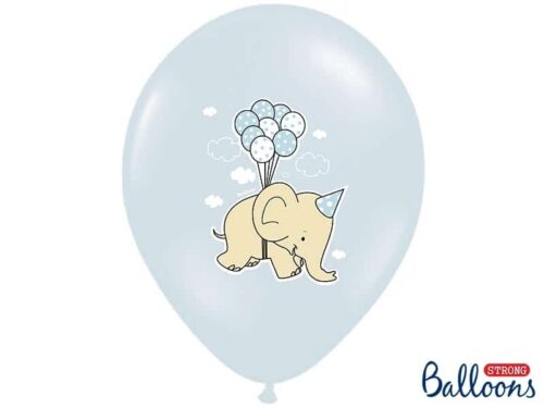 ballons bleu ciel-eléphant
