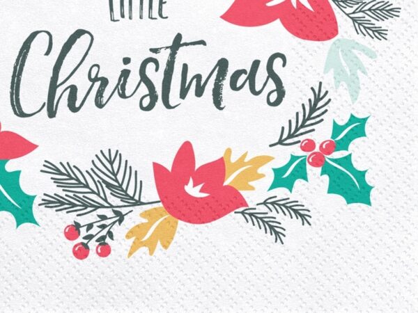 serviette en papier noel