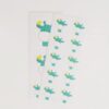 Stickers girafe emeraude - Lot de 30