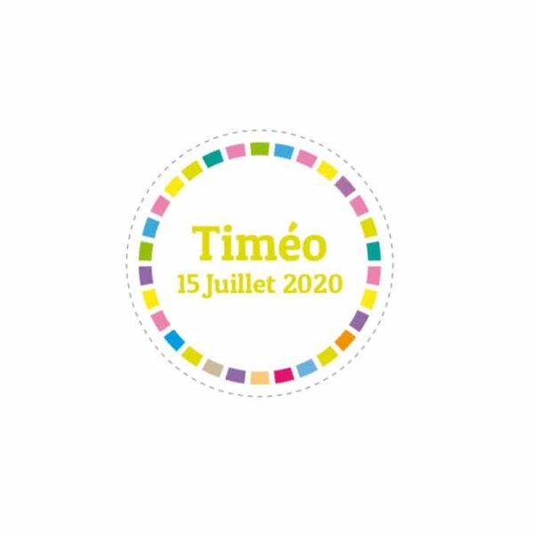 stickers multicolores