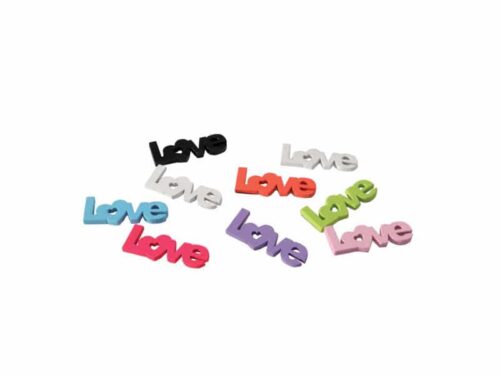 love stickers en bois