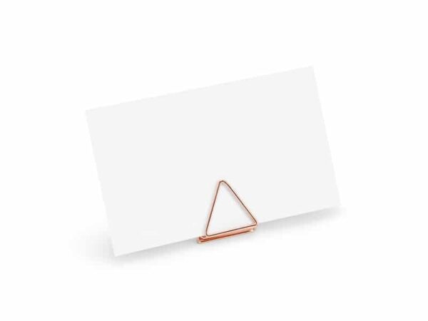 support marque place triangle Rose Gold