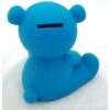 Tirelire ourson bleu turquoise