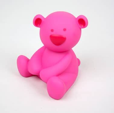 Tirelire ourson - Fuchsia