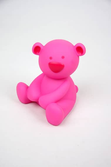 Tirelire ourson - Fuchsia