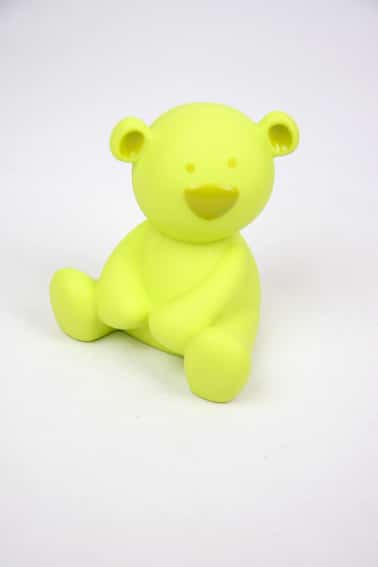 tirelire ourson vert anis