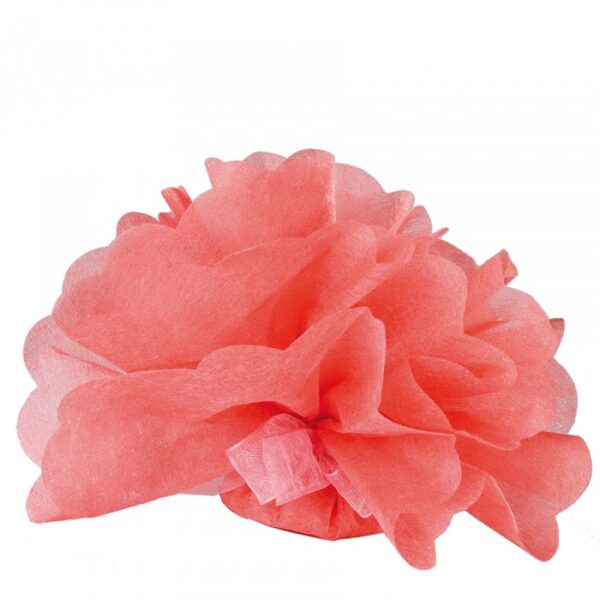 tulle intissé corail