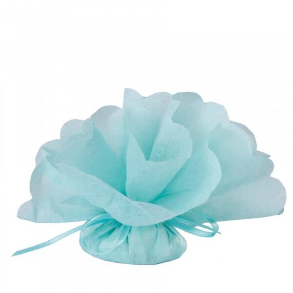 tulle intissé vert d'eau