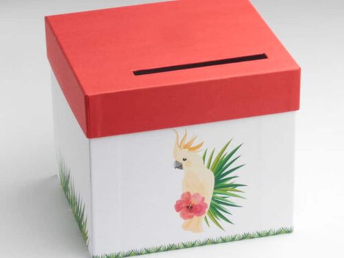 urne perruche tropical exotique