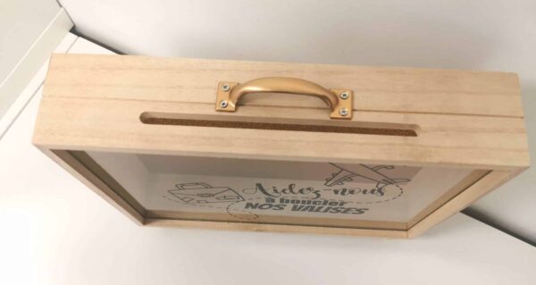 Urne en bois mariage