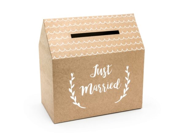 urne kraft -just married-urne mariage