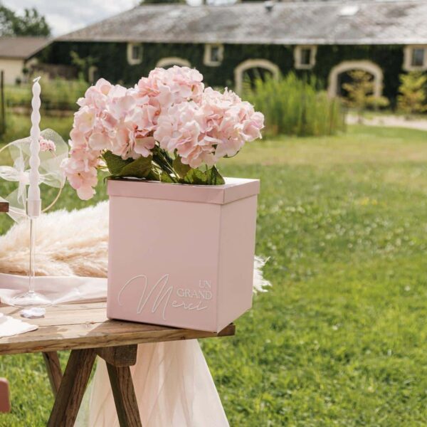 Urne bi-color Rose poudré